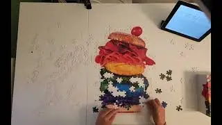 Time lapse analysis: Blanc Rainbow Sandwich, 300 pieces