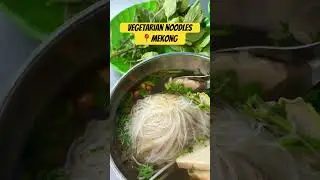 Very delicious but cheap #food #vegetarian #travel #mekong #noodles #countryside #vietnam