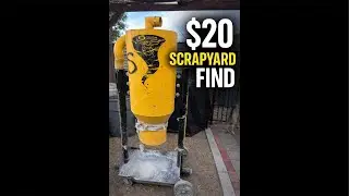 Prepping a $20 Scrapyard Dust Collector for My Shop