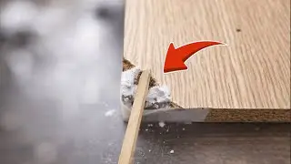So Easy, Yet Billions Don&rsquo;t Know! Fix Chipped Wood Edges Like New