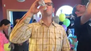 Baby bottle beer race