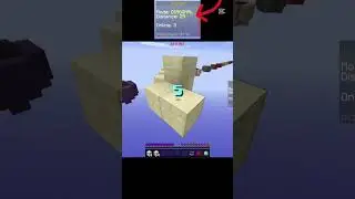 I did a 54 block clutch #minecraft #minecraftgameplay