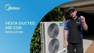Installation of Midea Vesta Ducted Air Conditioning System - Full Process