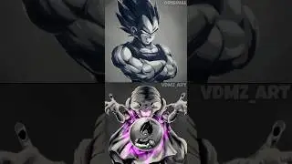 УЛЬТРА МАДЖИН ВЕГЕТА: ФАНАТНАЯ И ОРИГИНАЛЬНАЯ АНИМАЦИЯ КИСТЬЮ! #dragonballlegends #dblegends