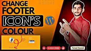 Simple Tricks to Change Footer Icons Color in WordPress Easily
