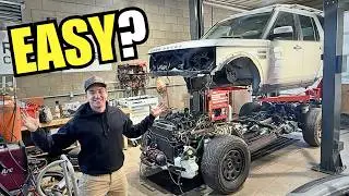 LR4 Body Removal - I Broke My Most Useful Land Rover