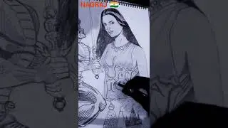 NARAK NASHAK NAGRAJ SKETCH | RAJ COMICS | NAGRAJ | INDIAN SUPERHERO.
