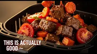 Air Fryer Cow Liver with Sweet Potato & Carrot | Easy Recipe