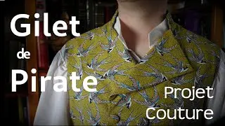 Coudre un gilet de pirate pour homme - comment modifier un patron et assembler le gilet