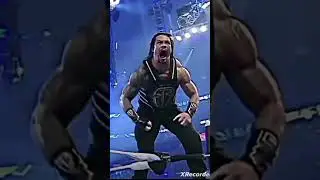 King of WWE Roman Reigns 👑🦁 Fire entry #trending #viral#shorts#wwe#motivation #xrecorderapp