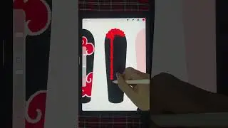 Anime nail designs begin as digital drawings ✨Sketch first, paint later.