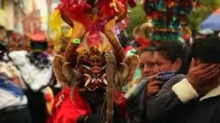 Dancing devils take over Ecuadorian town in ancient festival