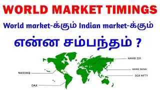 World Market Timings | Relationship With indian market and world market | Share Market Academy