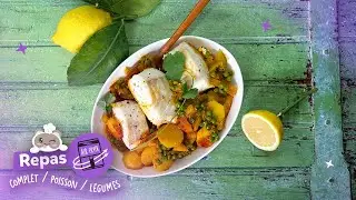 Plat Complet : Mijoté de poisson, légumes en sauce au AIR FRYER