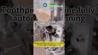 Toothpick machine fully automatic canning #automatic #youtube #business #whasp008613213263312