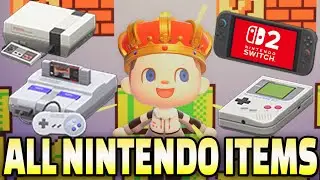ALL 11 Nintendo Items in ACNH 3.0 & How To Get Them!