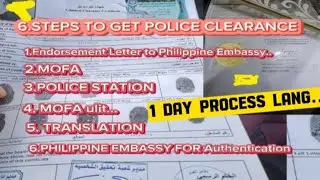 6. Steps Paano kumuha ng Police Clearance dito sa Saudi Arabia