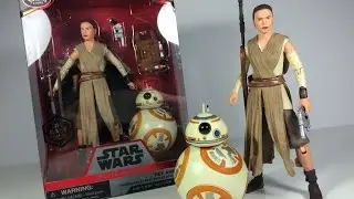 Star Wars The Force Awakens Elite Series Rey and BB-8 Die Cast Disney Store Exclusive Toy Review