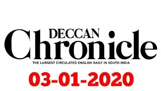 English Newspaper Today 03-01-2020 Deccan Chronicle