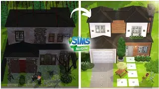 I tried to Renovate an Abandoned House in The Sims Mobile | Speed Building