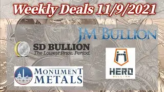 Weekly Online Bullion Deals 11/9/2021 | Stacking Kat
