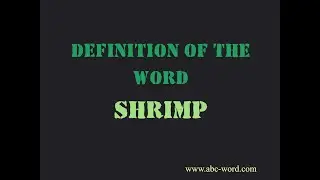 Definition of the word 