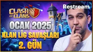 🔴CANLI LİG SAVAŞLARI 2.GÜN 🥰 CLASH OF CLANS !