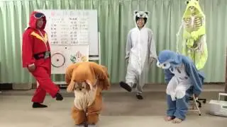 日本觸康健14肌肉舞 - 卡通版  14 Touch for Health muscle dance - cartoon version