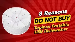 🔥 DON'T BUY Topincn Portable USB Dishwasher Until YOU WATCH THIS! 😱