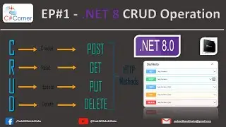 .Net 8 Web API CRUD operations || Rest API CRUD operations  || EP#1