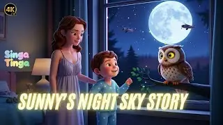 Bedtime Story for Kids🛌 | Sunny&rsquo;s Magical Night Sky🌙 | Singa Tinga