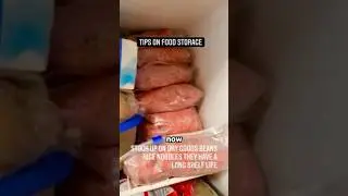 Freezer tips this is the correct way to store and freeze your hamburger. #FreezerTips #Hamburger. ￼