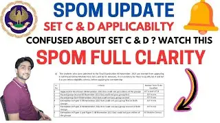 Set C & D Applicability 👍 full analysis || clarity on spom All sets 🔥#cafinalupdates
