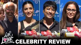 Superstar Rajinikanthwith | Shruti Haasan | S. J. Suryah | Simran | With Love Movie Celebrity Review
