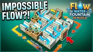 Классика - Сложный - Уровень 33 | Flow Water Fountain 3D Puzzle | Прохождение, Геймплей, Без комм...