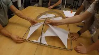 Parametric Tensile Structure Timelapse