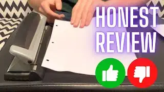 Swingline Desktop 2-3 Hole Punch (Demonstration & Review)