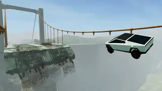 Car bridge Jump Crash Compilation / Beam.NG #3