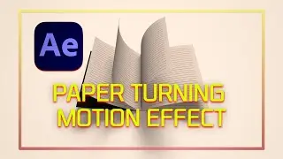Create a Realistic Paper Turning Motion Effect in After Effects || Varahi Visual Institute
