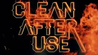 CLEAN AFTER USE - MANLY MEN
