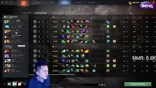 7K MMR DOTA 2 BLUE SPAN /w BENQ MONITOR LIGHT