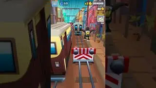 Surfing through subway trains.Subway surfers pro gameplay.(1)