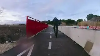 Mtb , Látigo a la  Marañosa , carril bici .