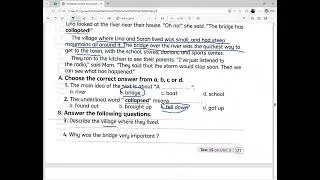 primary 6 connect plus test 15 on unit 3 with King Mahmoud