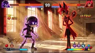 ABSOLUTE SOLVER vs DEMONIC POWER! 🟣🔥 Uzi vs Alastor (Epic Animation)