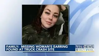 Family finds missing woman's earring at site of fiery crash