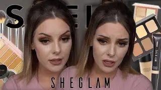 TESTING A FULL FACE OF SHEIN / SHEGLAM MAKEUP!! SHEIN MAKEUP REVIEW 2021