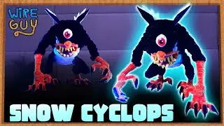 Pipe cleaner Art // How to make a Snow Cyclops// Pipe cleaner tutorial.