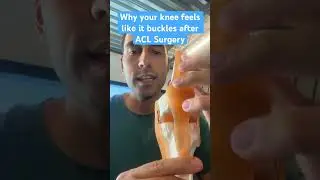 Why your knee feels like it buckles after ACL Surgery! #shorts #aclrehab