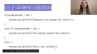 25 Introduction to Programming (JAVA) If Else, Else If, And Nested If Statements